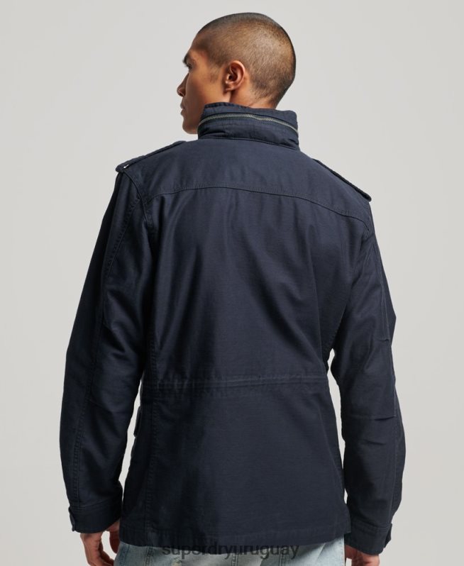 uy Superdry hombres chaqueta militar m65 Armada DT2N8Z1130 ropa