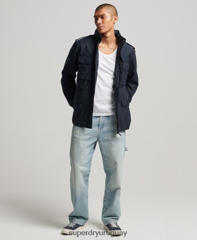 uy Superdry hombres chaqueta militar m65 Armada DT2N8Z1130 ropa