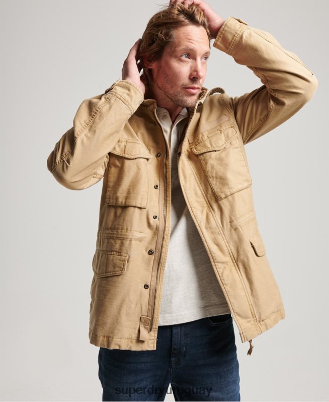 uy Superdry hombres chaqueta militar m65 broncearse DT2N8Z1127 ropa