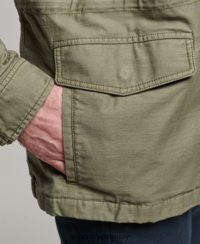 uy Superdry hombres chaqueta militar m65 verde DT2N8Z908 ropa