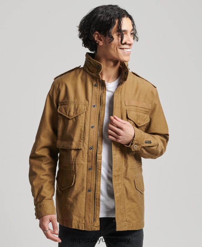 uy Superdry hombres chaqueta militar m65 vintage broncearse DT2N8Z955 ropa