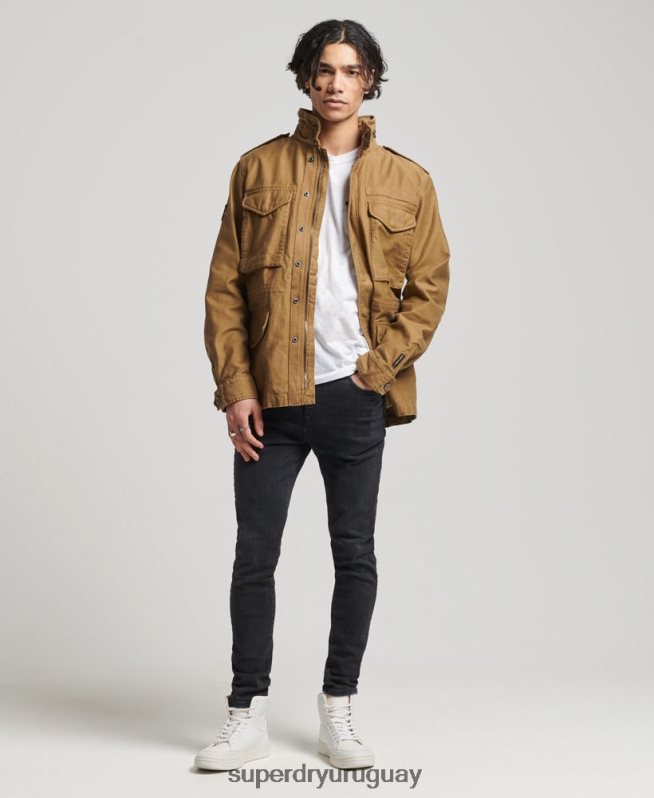 uy Superdry hombres chaqueta militar m65 vintage broncearse DT2N8Z955 ropa
