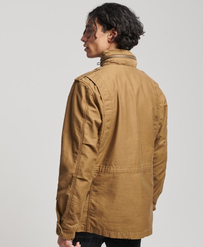 uy Superdry hombres chaqueta militar m65 vintage broncearse DT2N8Z955 ropa