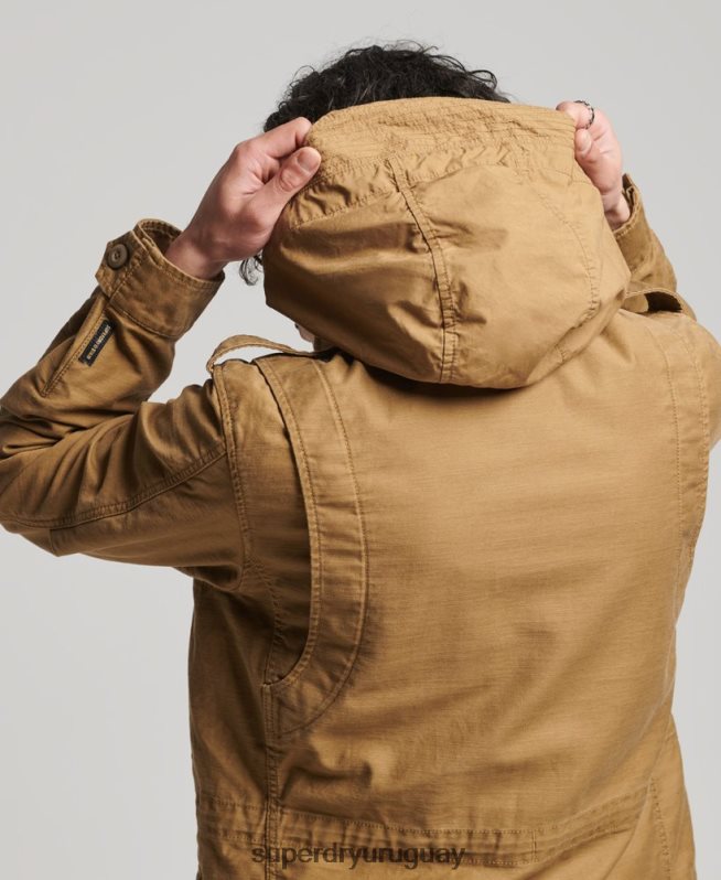 uy Superdry hombres chaqueta militar m65 vintage broncearse DT2N8Z955 ropa
