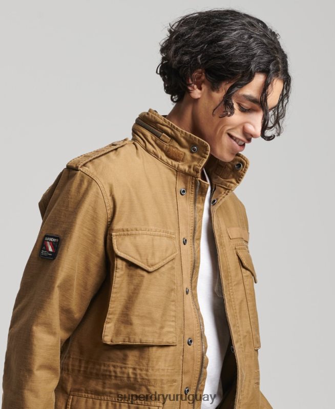uy Superdry hombres chaqueta militar m65 vintage broncearse DT2N8Z955 ropa