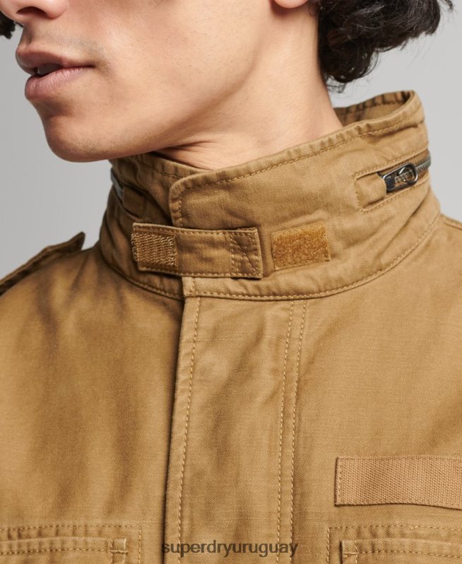 uy Superdry hombres chaqueta militar m65 vintage broncearse DT2N8Z955 ropa