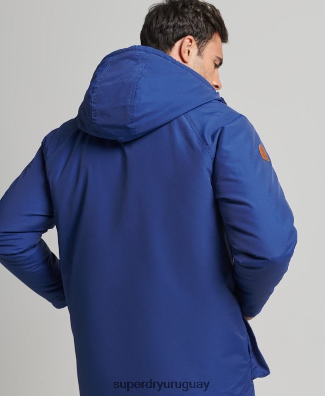 uy Superdry hombres chaqueta parka acolchada de montaña Armada DT2N8Z4480 ropa