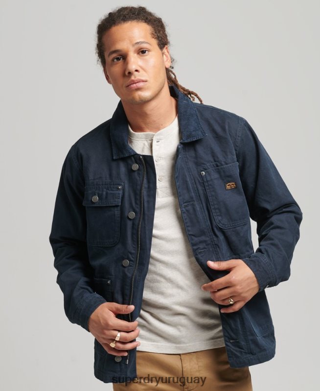 uy Superdry hombres chaqueta ranchera vintage Armada DT2N8Z4440 ropa