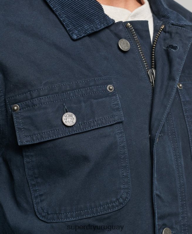 uy Superdry hombres chaqueta ranchera vintage Armada DT2N8Z4440 ropa