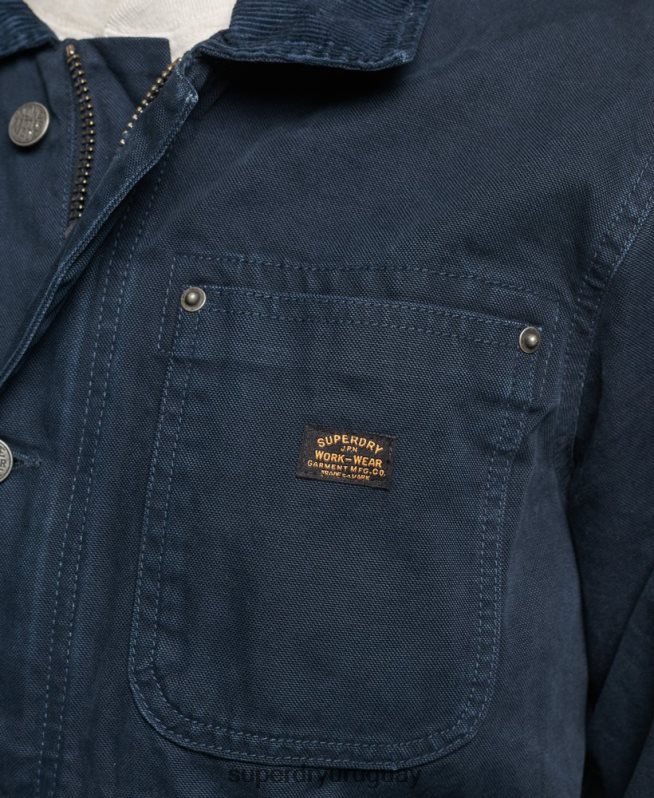 uy Superdry hombres chaqueta ranchera vintage Armada DT2N8Z4440 ropa