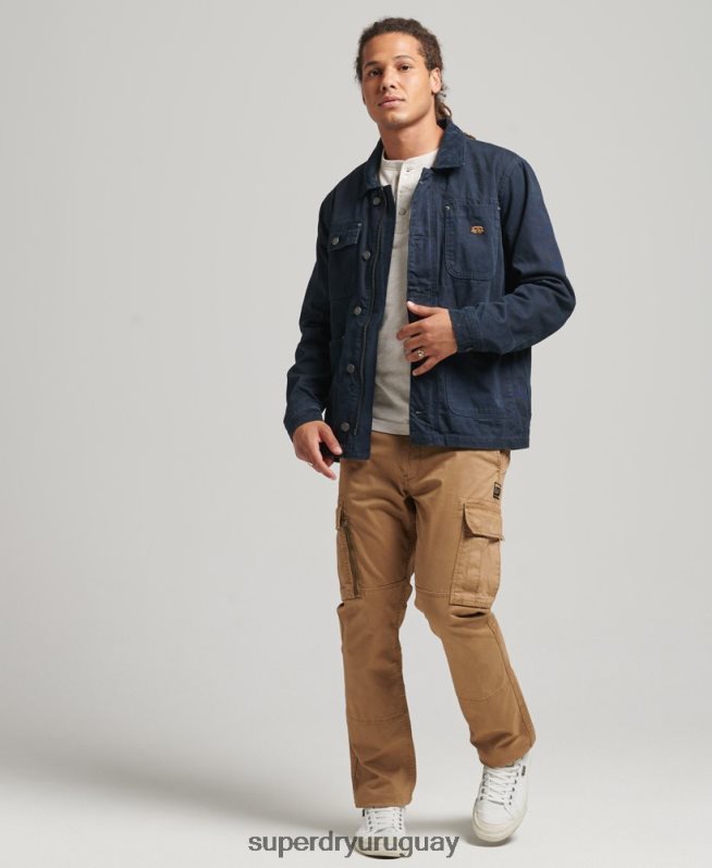 uy Superdry hombres chaqueta ranchera vintage Armada DT2N8Z4440 ropa