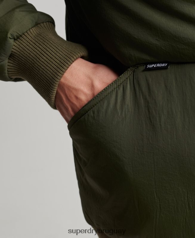 uy Superdry hombres chaqueta recreativa montaña caqui DT2N8Z4521 ropa