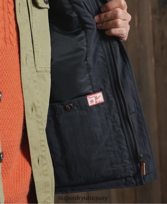 uy Superdry hombres chaqueta sin mangas de edición limitada Armada DT2N8Z4768 ropa