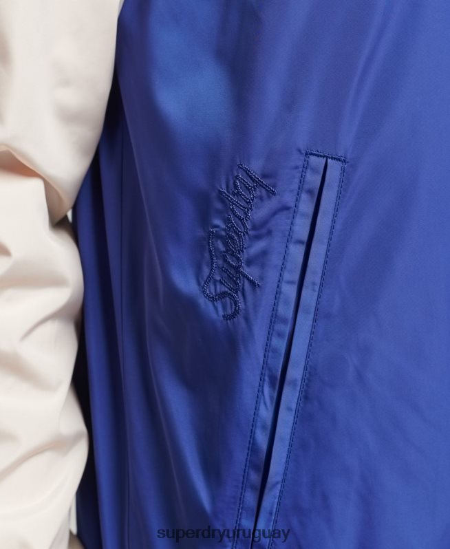 uy Superdry hombres chaqueta sukajan vintage azul DT2N8Z1174 ropa