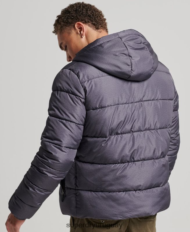 uy Superdry hombres globo deportivo gris oscuro DT2N8Z4508 ropa