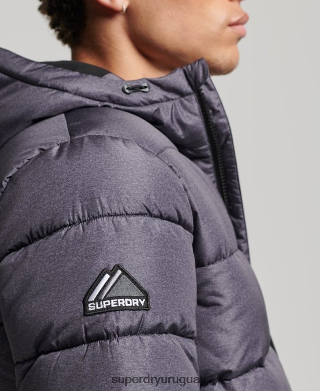uy Superdry hombres globo deportivo gris oscuro DT2N8Z4508 ropa