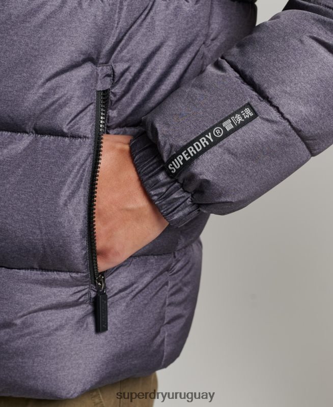 uy Superdry hombres globo deportivo gris oscuro DT2N8Z4508 ropa