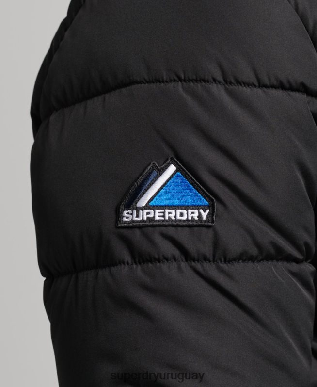 uy Superdry hombres globo deportivo negro DT2N8Z4491 ropa