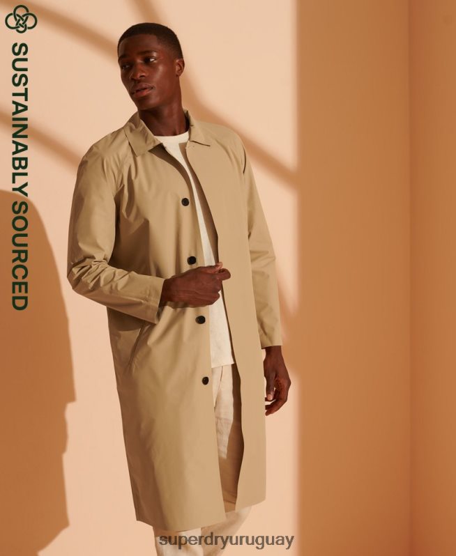 uy Superdry hombres mac tecnológico de edición limitada marrón DT2N8Z4722 ropa