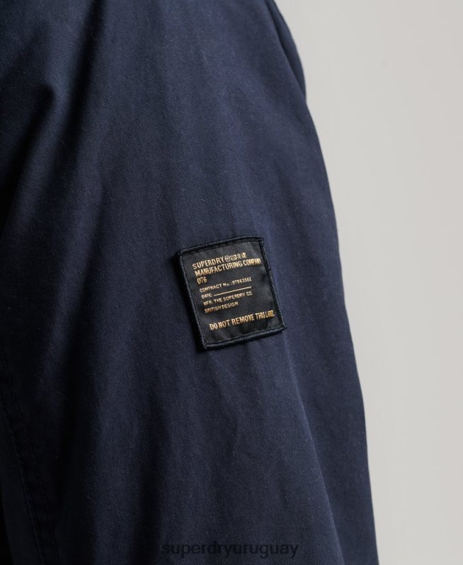 uy Superdry hombres parka estilo militar con cola de pez Armada DT2N8Z4482 ropa