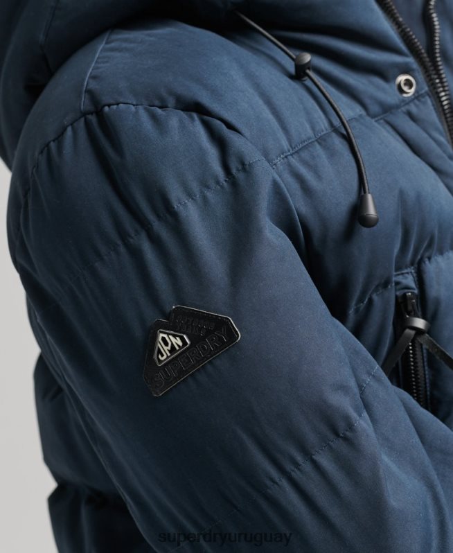 uy Superdry hombres parka expedición de microfibra Armada DT2N8Z4596 ropa