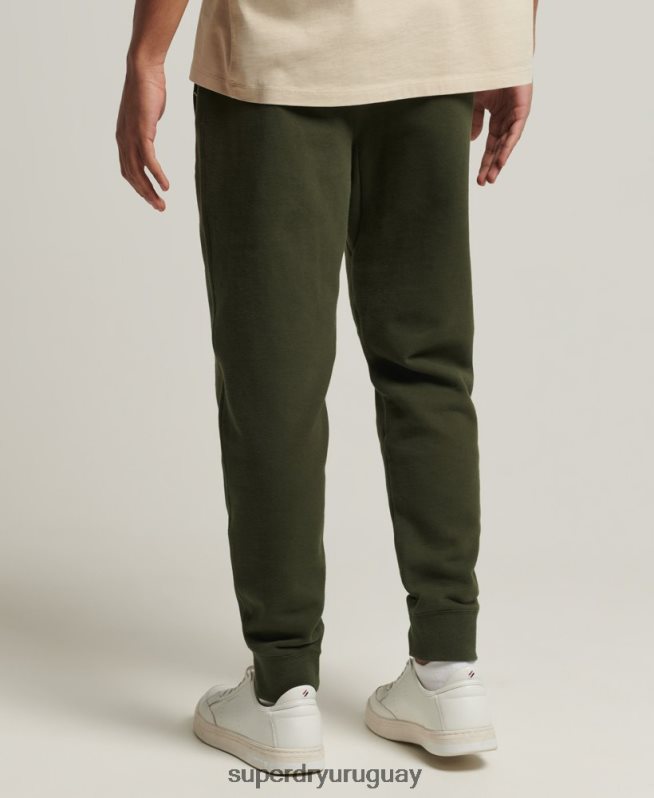uy Superdry hombres code joggers clásicos de chenilla verde DT2N8Z6427 ropa