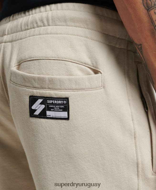 uy Superdry hombres joggers Code con micrologo beige DT2N8Z6366 ropa
