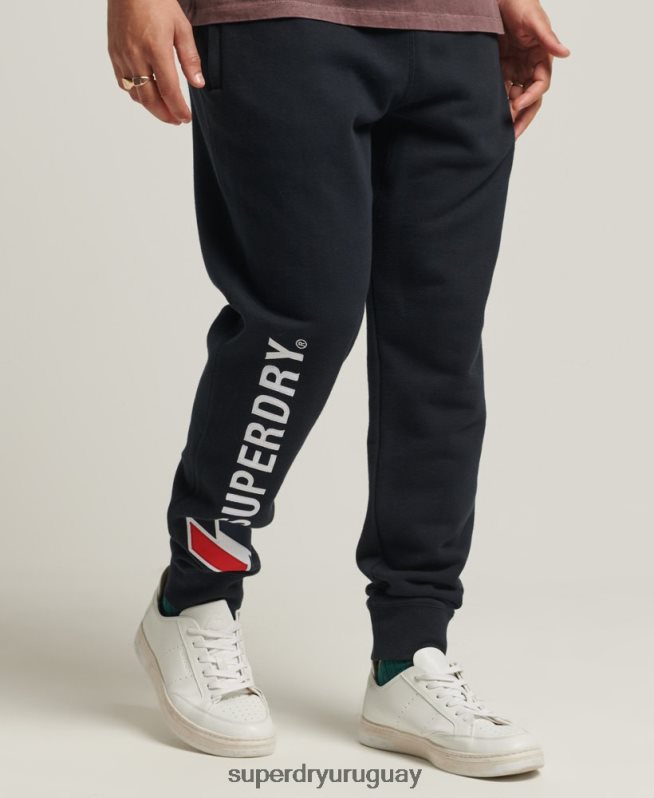uy Superdry hombres joggers con apliques Armada DT2N8Z6405 ropa