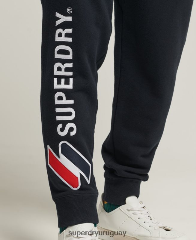 uy Superdry hombres joggers con apliques Armada DT2N8Z6405 ropa