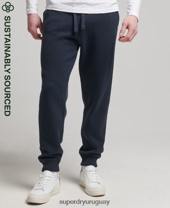 uy Superdry hombres joggers de algodón orgánico studios essential Armada DT2N8Z6395 ropa