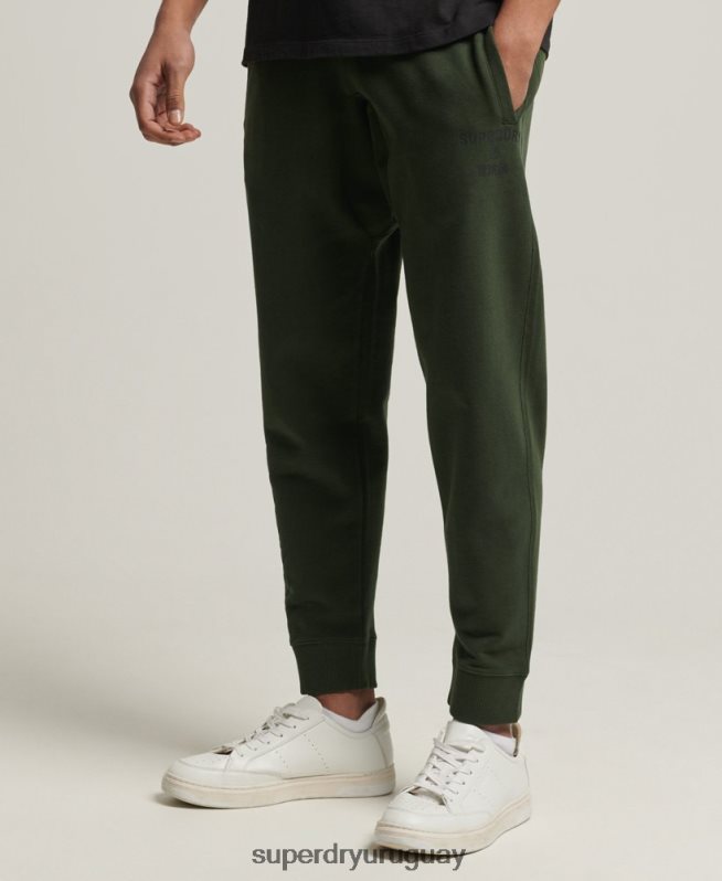 uy Superdry hombres joggers deportivos code core caqui DT2N8Z6417 ropa