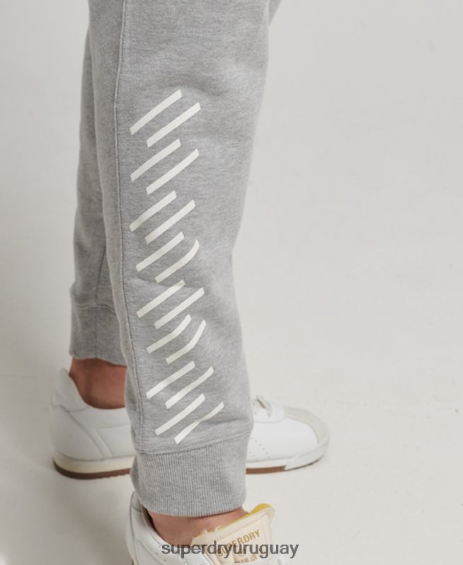 uy Superdry hombres joggers deportivos code core gris DT2N8Z6361 ropa