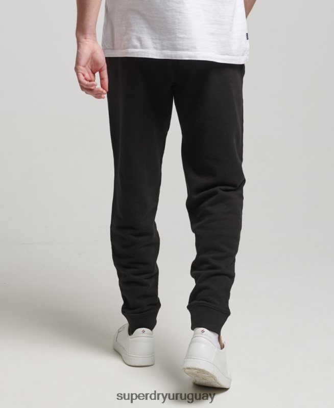 uy Superdry hombres joggers deportivos code core negro DT2N8Z6377 ropa
