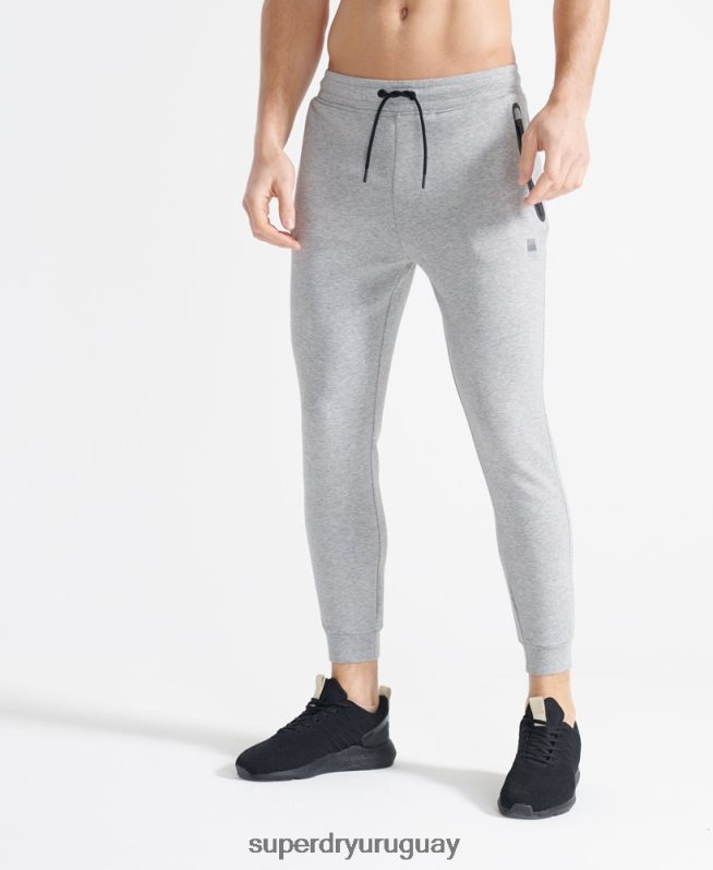 uy Superdry hombres joggers gymtech de entrenamiento gris DT2N8Z5405 ropa