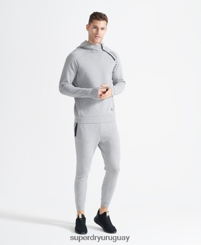 uy Superdry hombres joggers gymtech de entrenamiento gris DT2N8Z5405 ropa