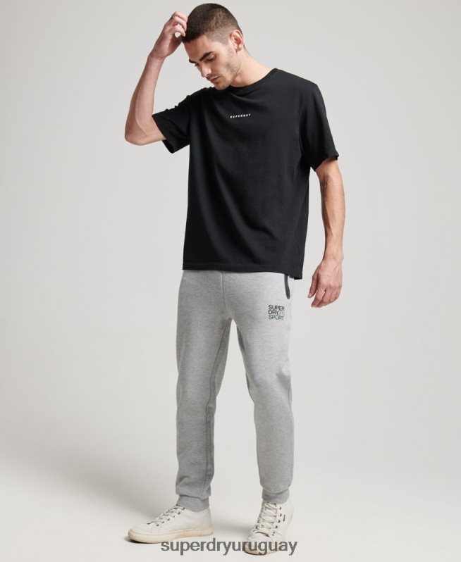 uy Superdry hombres joggers gymtech gris DT2N8Z1410 ropa