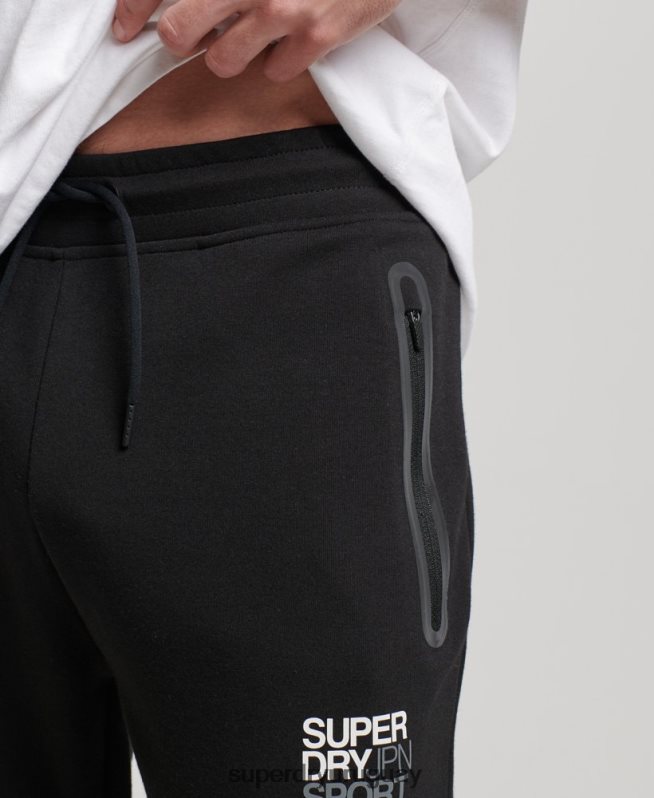uy Superdry hombres joggers gymtech negro DT2N8Z1415 ropa