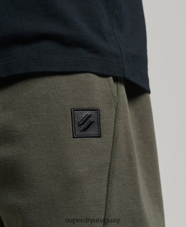 uy Superdry hombres joggers tapered caqui DT2N8Z6389 ropa
