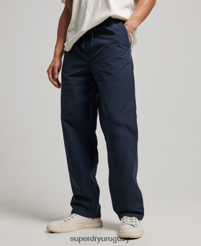uy Superdry hombres joggers tejidos Armada DT2N8Z27 ropa