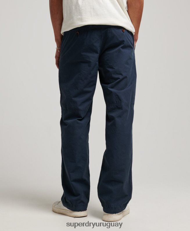 uy Superdry hombres joggers tejidos Armada DT2N8Z27 ropa
