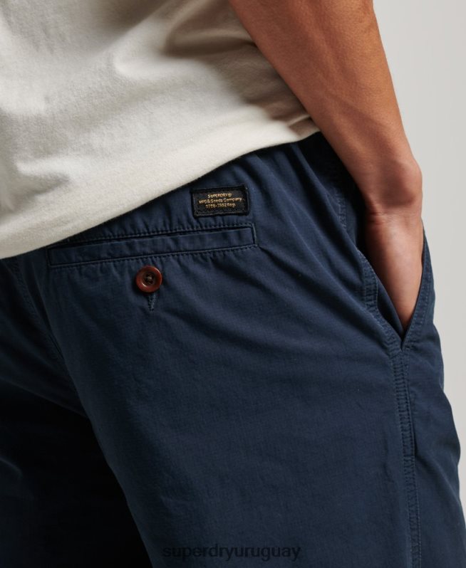 uy Superdry hombres joggers tejidos Armada DT2N8Z27 ropa