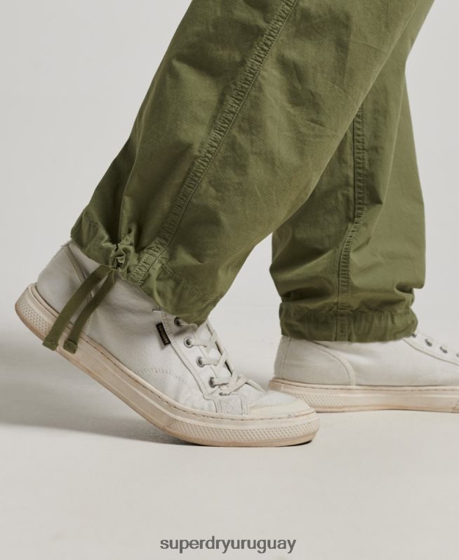 uy Superdry hombres joggers tejidos caqui DT2N8Z8 ropa