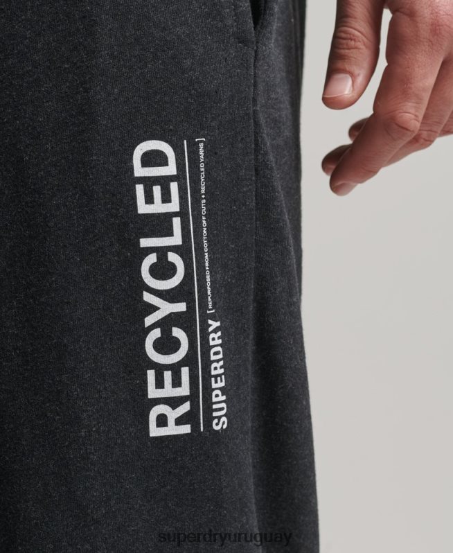 uy Superdry hombres pantalones de dormir reciclados negro DT2N8Z1607 ropa