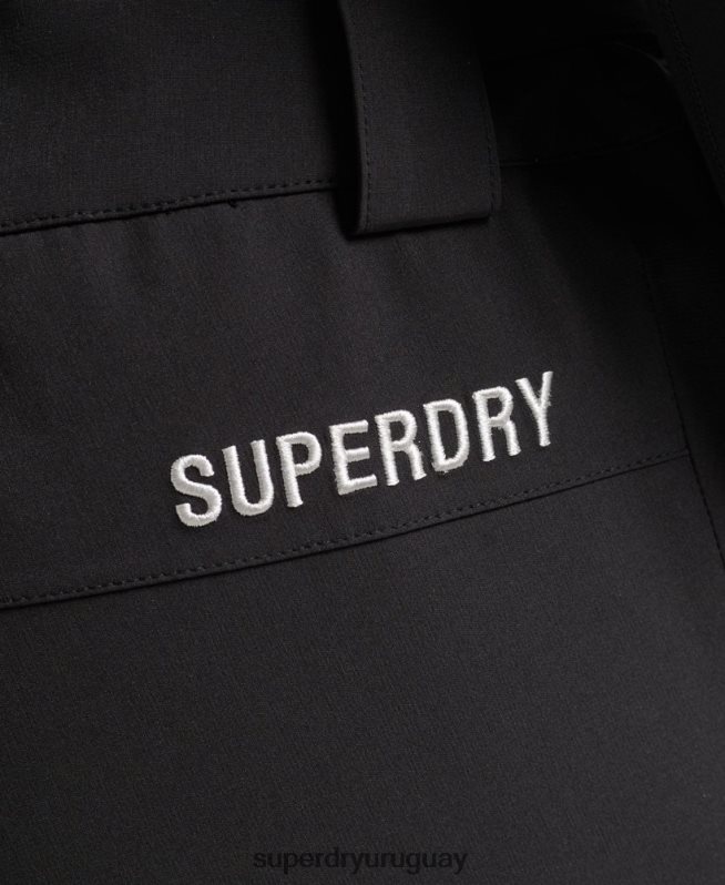 uy Superdry hombres pantalones de nieve básicos negro DT2N8Z1385 ropa