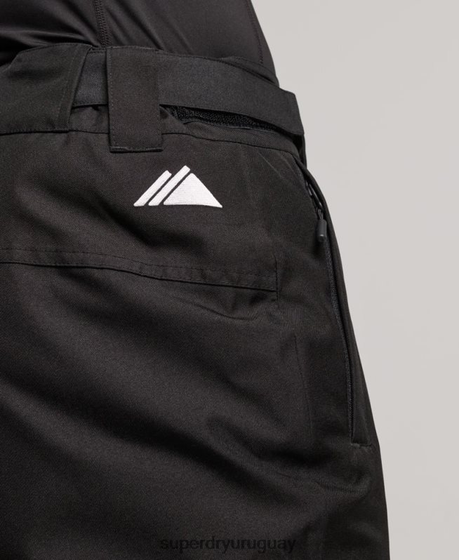 uy Superdry hombres pantalones de rescate de esquí negro DT2N8Z1386 ropa
