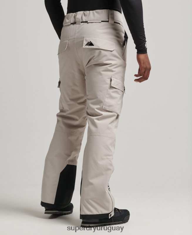 uy Superdry hombres pantalones de rescate de esquí ultimate gris claro DT2N8Z1371 ropa