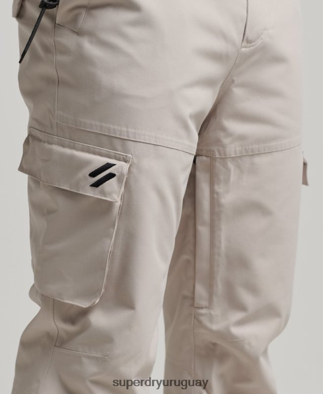 uy Superdry hombres pantalones de rescate de esquí ultimate gris claro DT2N8Z1371 ropa