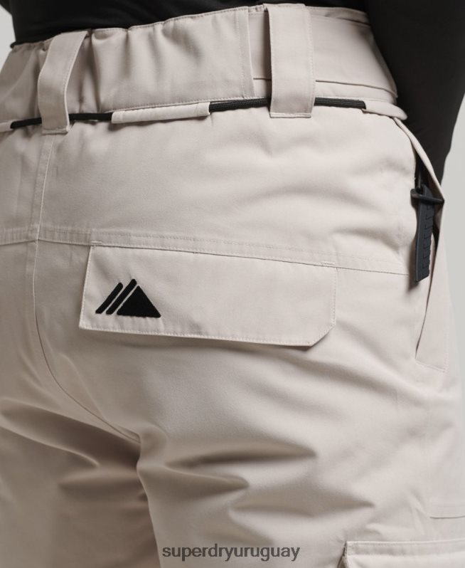 uy Superdry hombres pantalones de rescate de esquí ultimate gris claro DT2N8Z1371 ropa