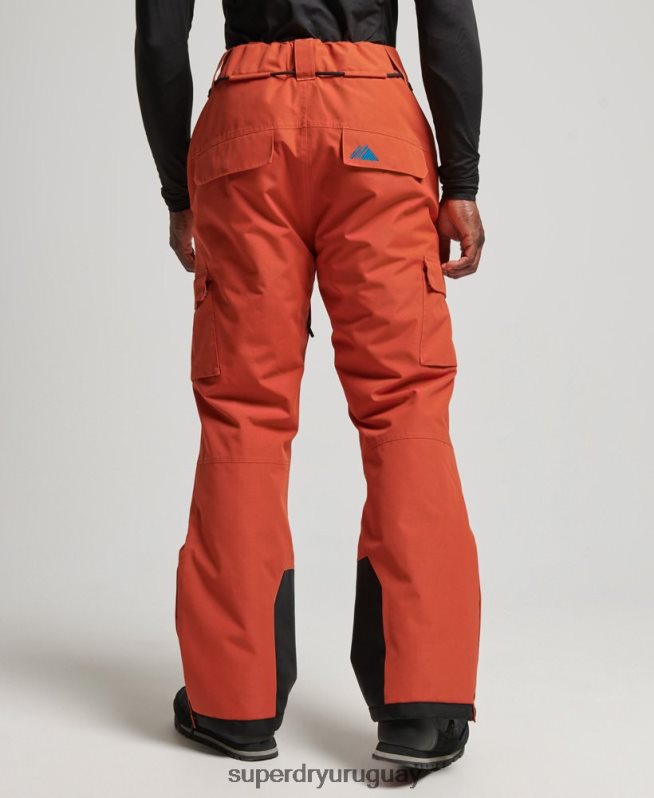 uy Superdry hombres pantalones de rescate de esquí ultimate naranja DT2N8Z1378 ropa