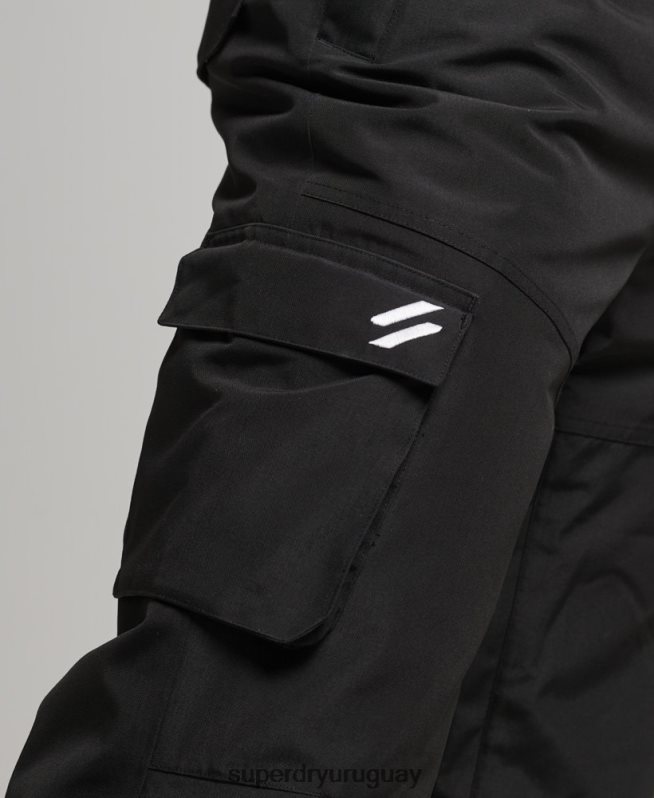 uy Superdry hombres pantalones de rescate de esquí ultimate negro DT2N8Z1372 ropa